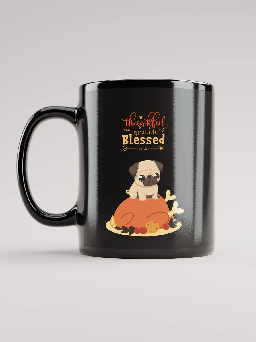 Autumn Pug Thanksgiving Mug product image (6)