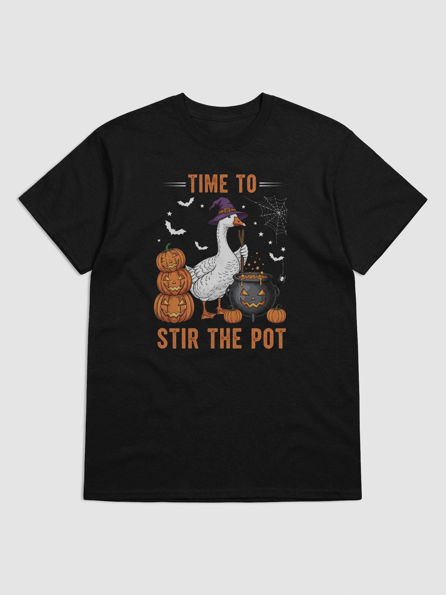 Funny Witchy Goose Cauldron Stirring T-Shirt product image (19)
