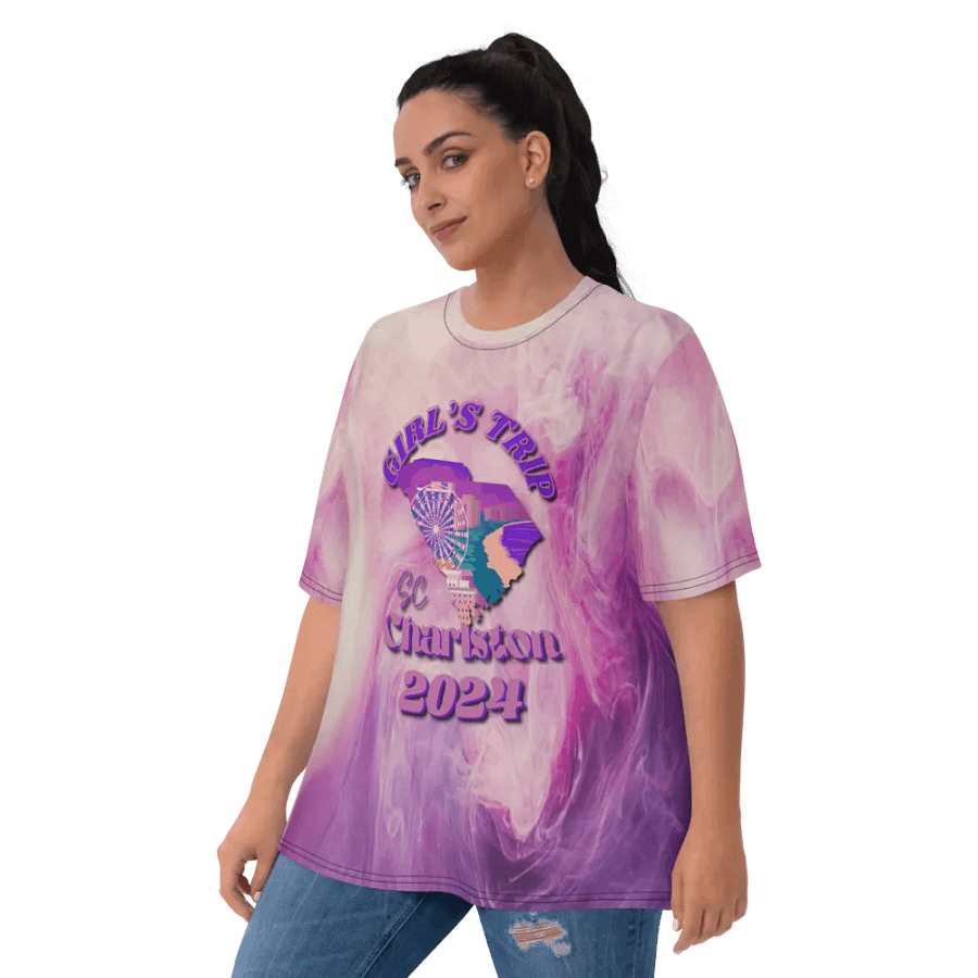 Girls Trip Charlston Sc 2024 All Over Print T-shirt product image (6)