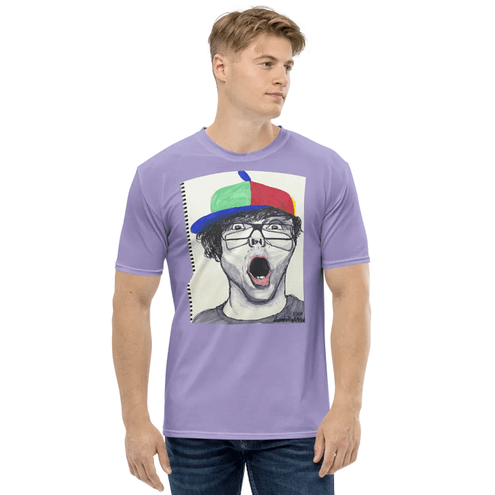Lina's drawing Crew Neck T-Shirt Lavender product image (1)