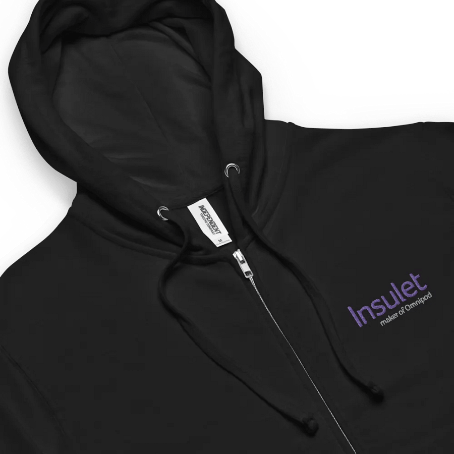 Insulet Premium Fleece Zip-Up Hoodie product image (5)