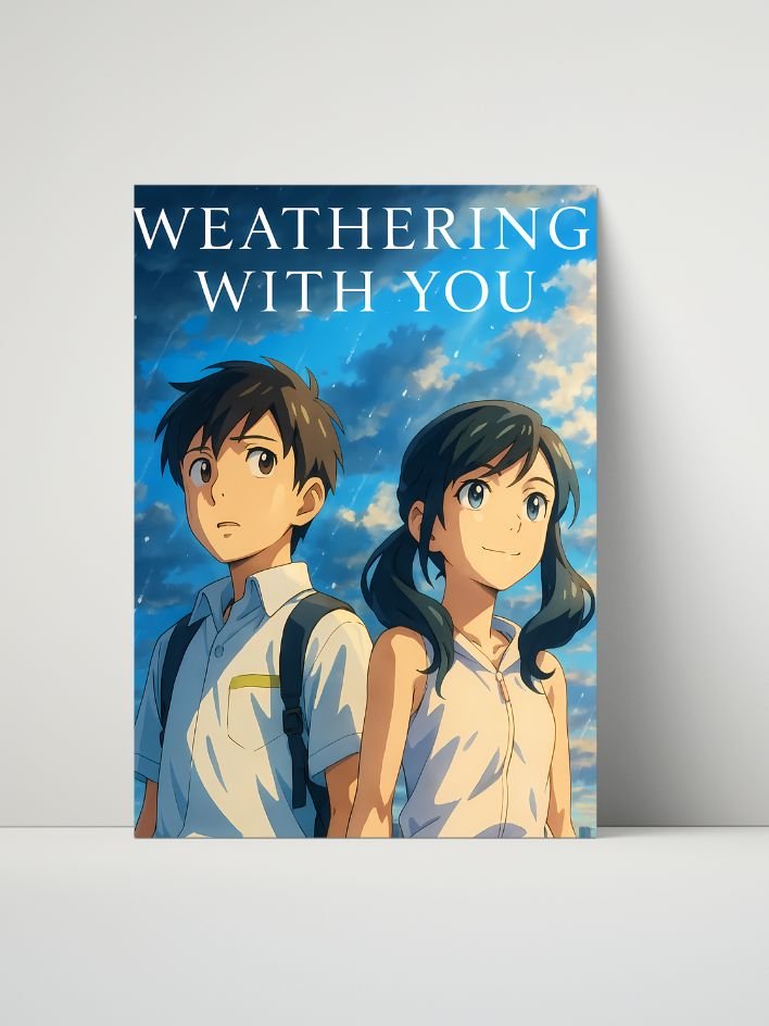 Weathering With You – Hodaka & Hina Skybound Hope – 8x10 Metal Print product image (1)
