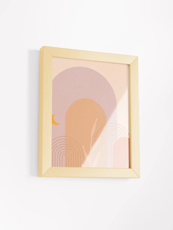 Boho Sunset Wall Art Print – Modern Minimalist Decor with Rich Sunset Colors product image (19)