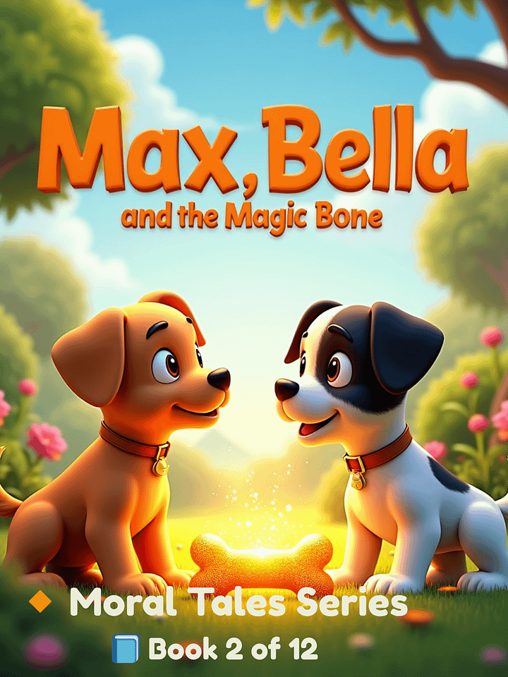 🐶🐶 Max, Bella and the Magic Bone – Illustrated Storybook product image (1)