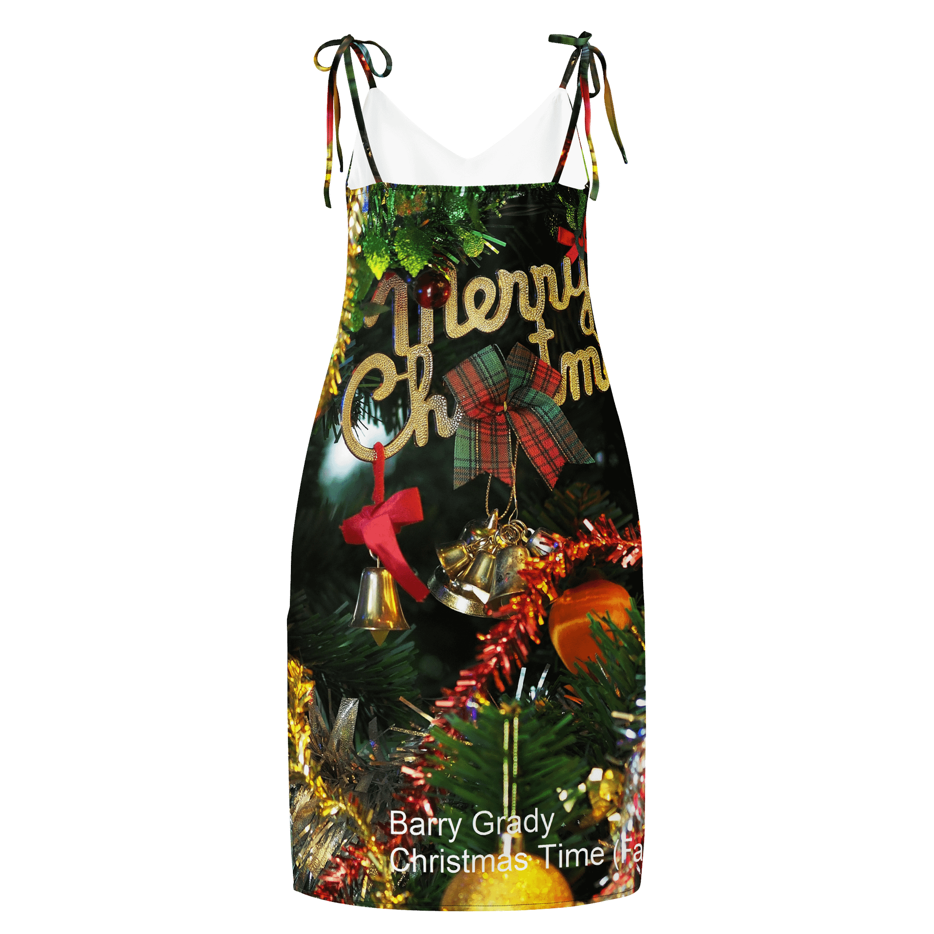 'Christmas Time (Far and Near)' Chiffon Slip Dress product image (1)