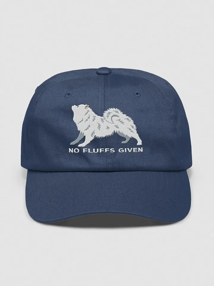 No Fluffs Given Classic Dad Hat(Embroidered) of a Samoyed product image (33)