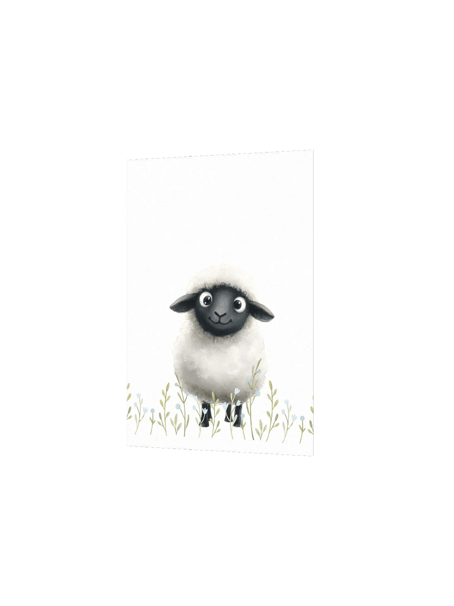 Cute Sheep Farm Nursery Print product image (3)