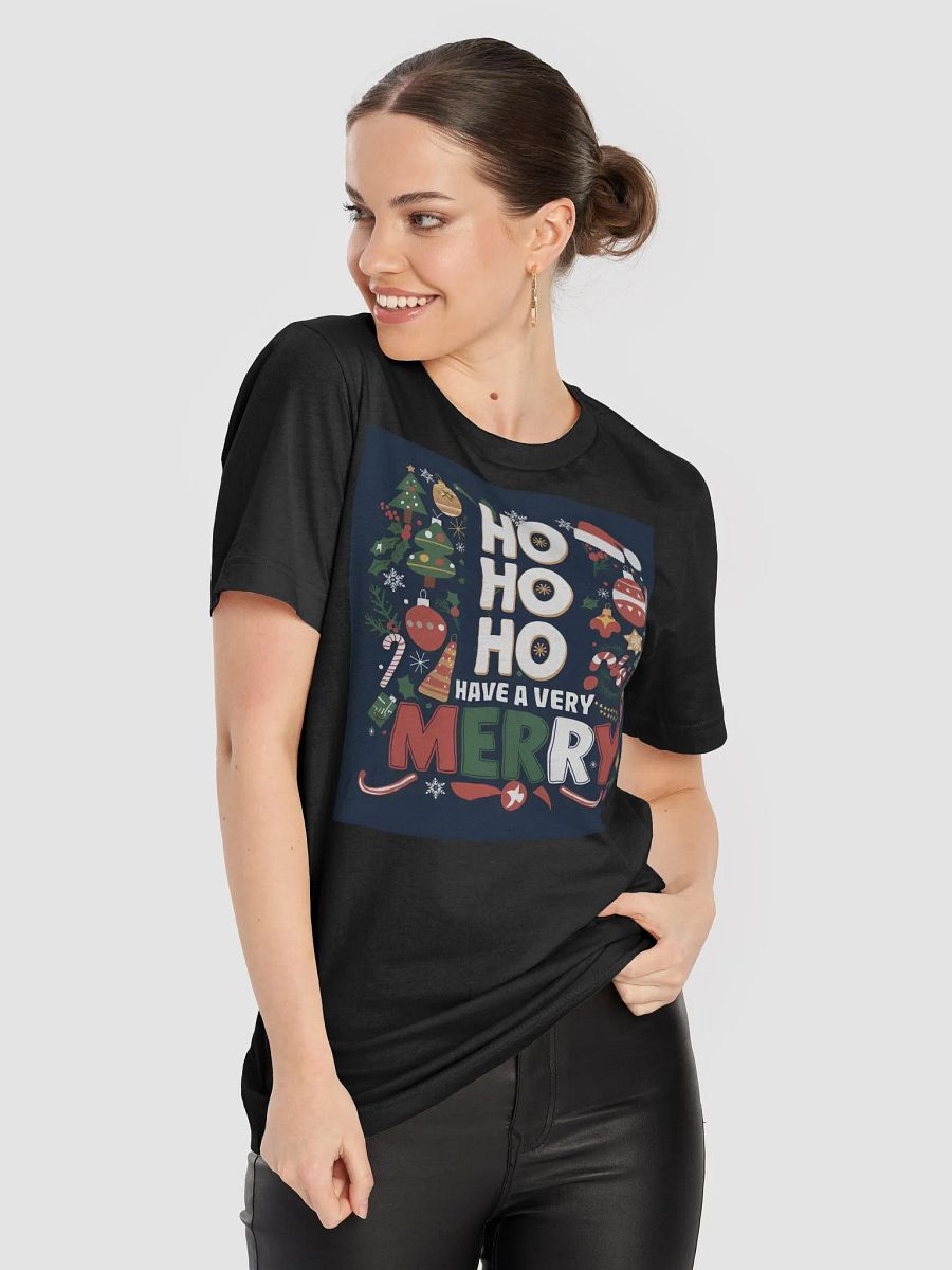 Ho Ho Ho Christmas Unisex T-shirt for men and women product image (88)