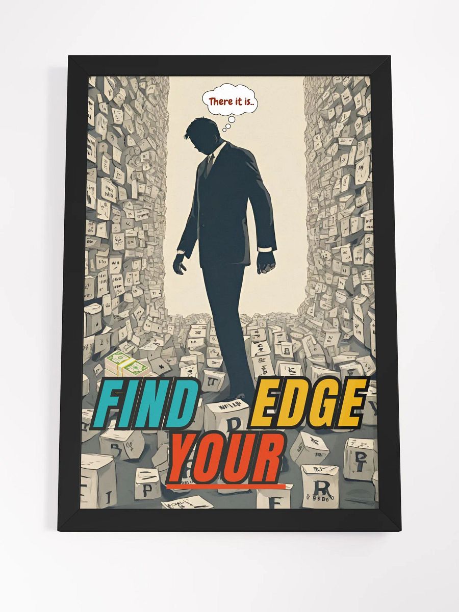 FIND YOUR EDGE Custom Artwork Framed product image (8)