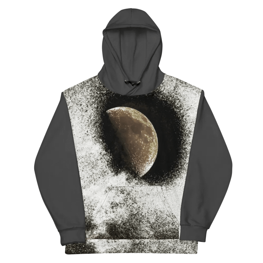 Darker Disintegrating Moon Unisex Pull Over Hoodie product image (11)
