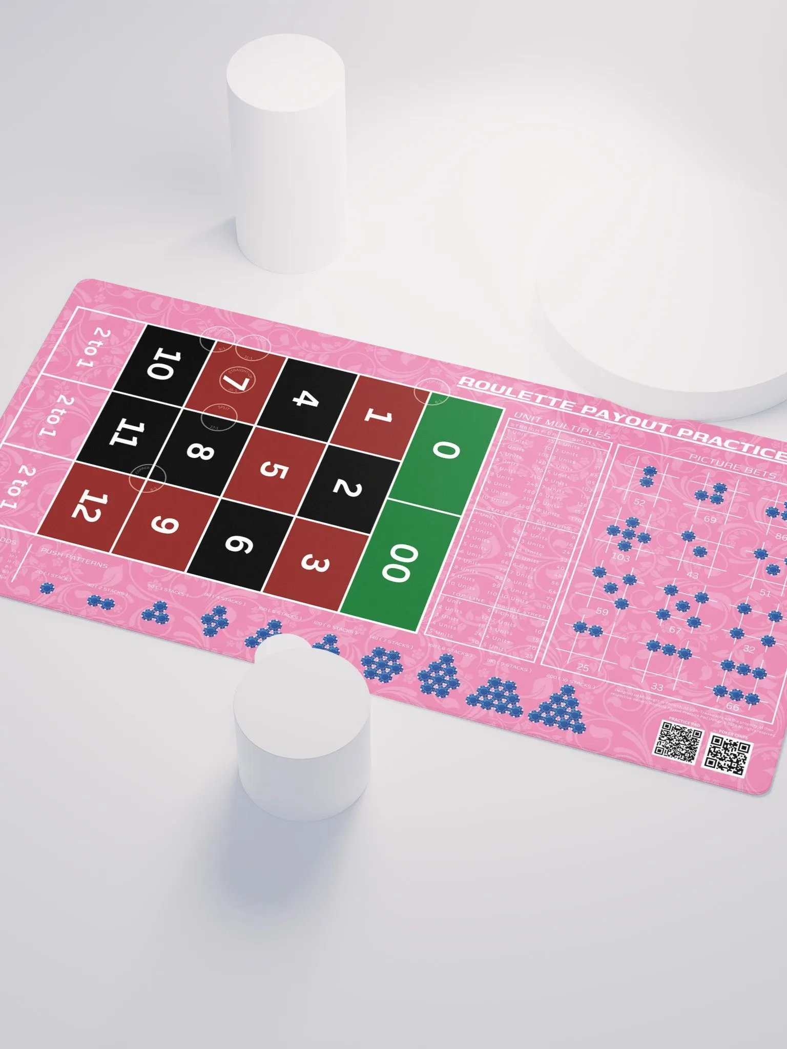 Roulette Payout Practice Pad - Alma Pink product image (3)