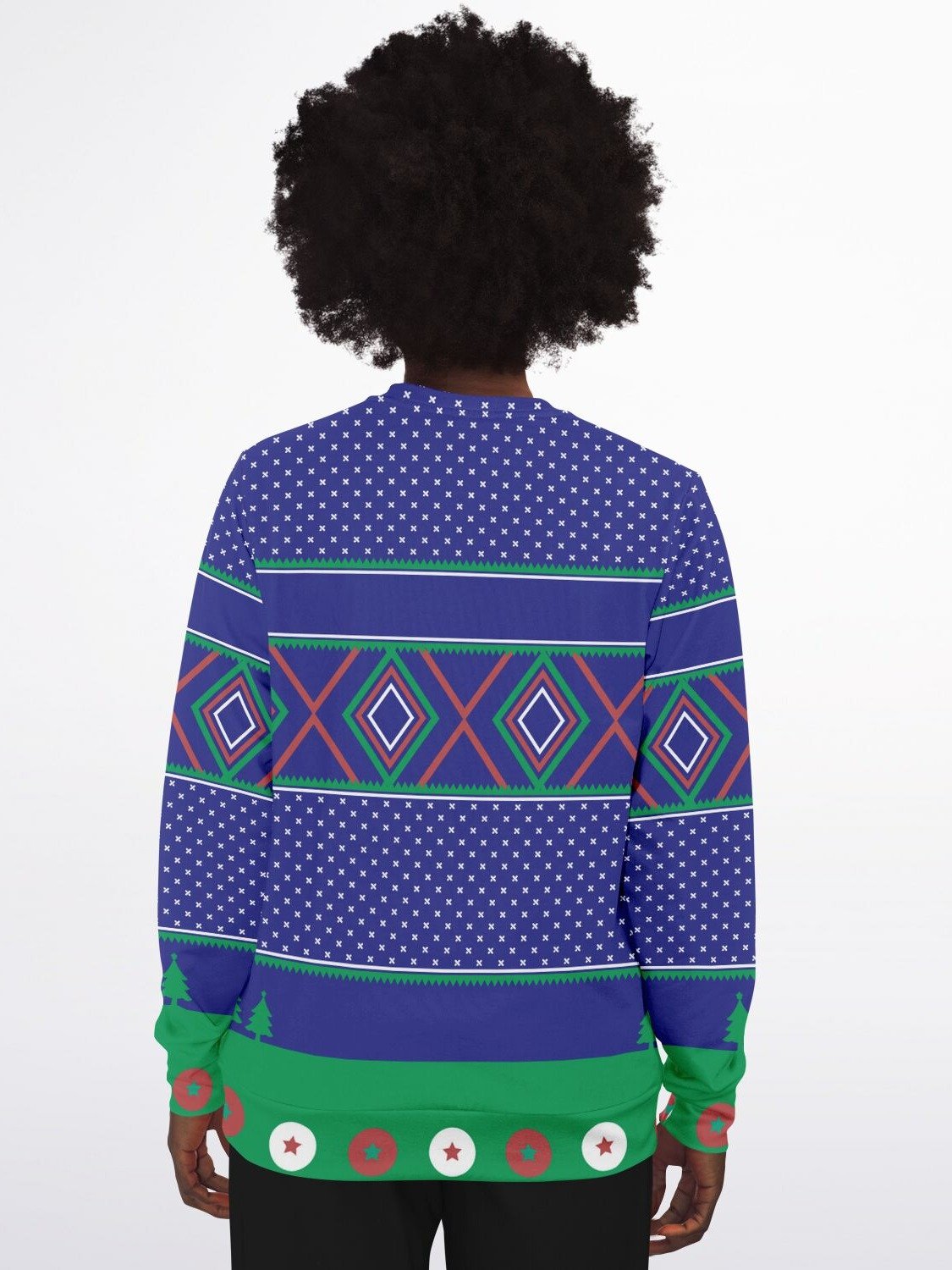 Fishmas Christmas Sweater | Funny Fishing Holiday Sweatshirt | Angler Winter Party Outfit | Fisherman Christmas Gift product image (8)