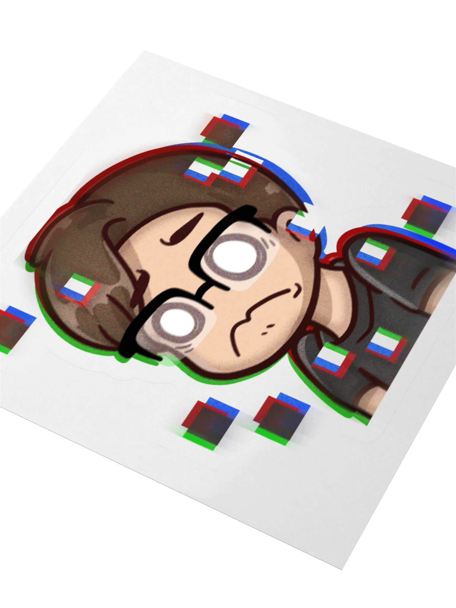 CrimsonStrife :Glitch: Emote Sticker product image (3)