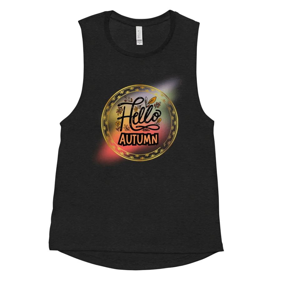 Hello Autumn- Soft Workout Tank for Her Streetwear Tank Top product image (11)