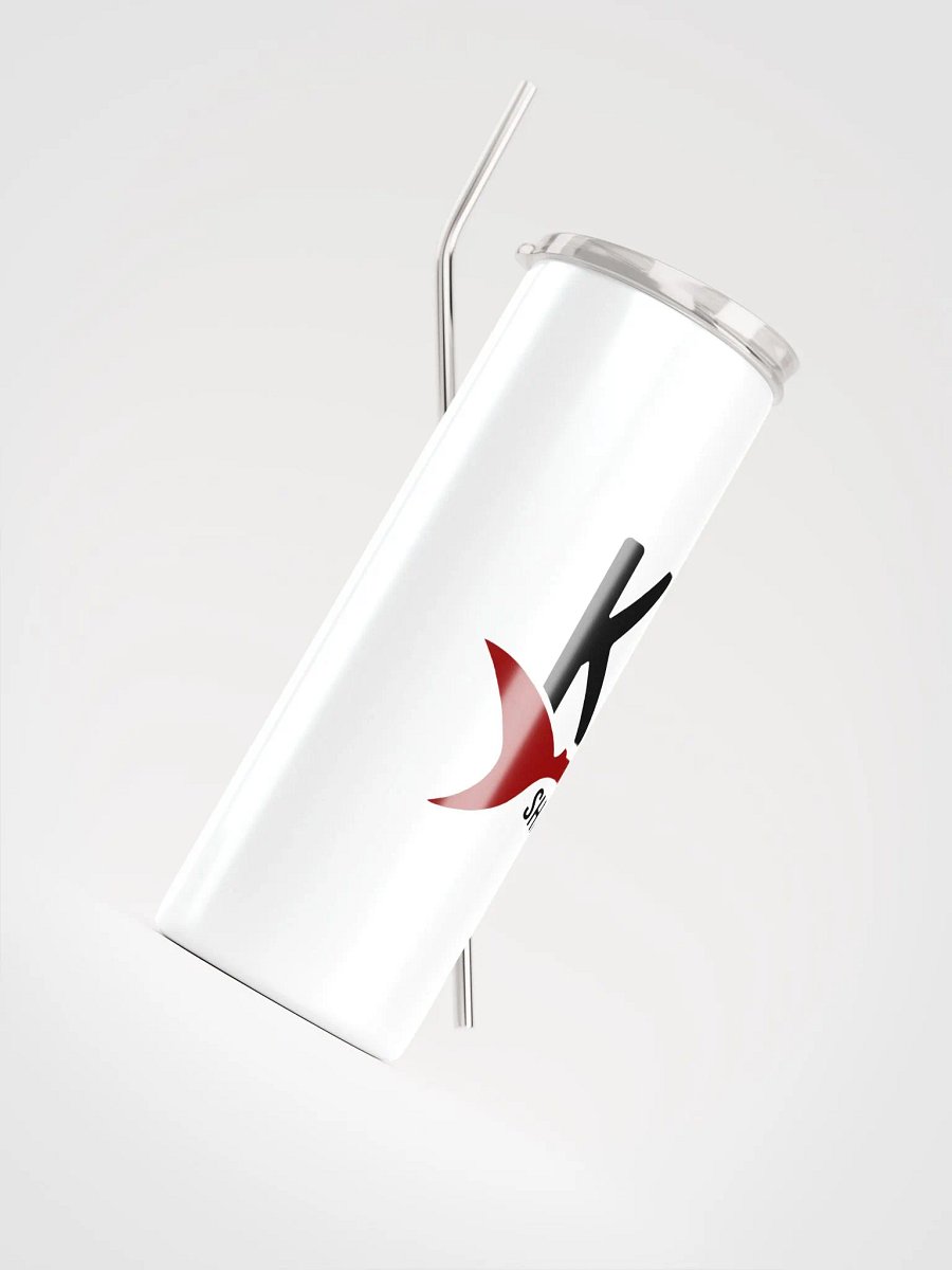 KRYS White Tumbler w/ Straw product image (4)