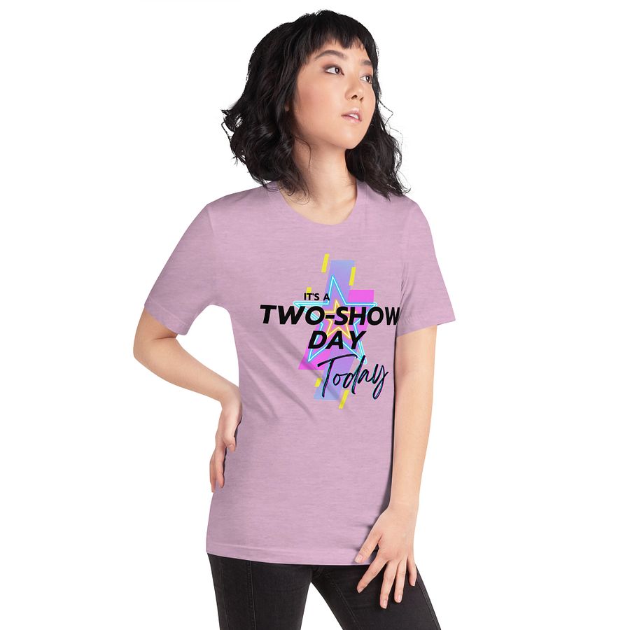 It's a two show day (black) - T-Shirt product image (5)