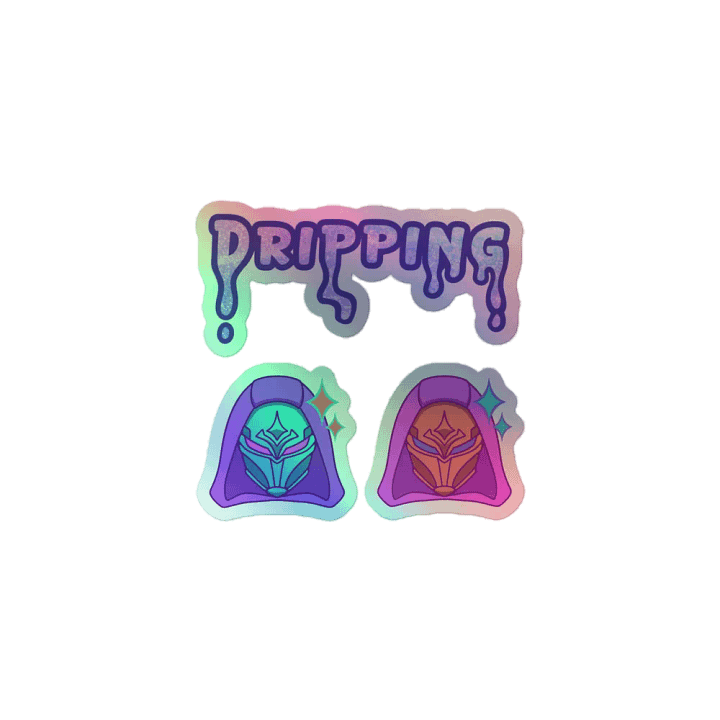 Dripping Hunter Holographic Stickers product image (1)