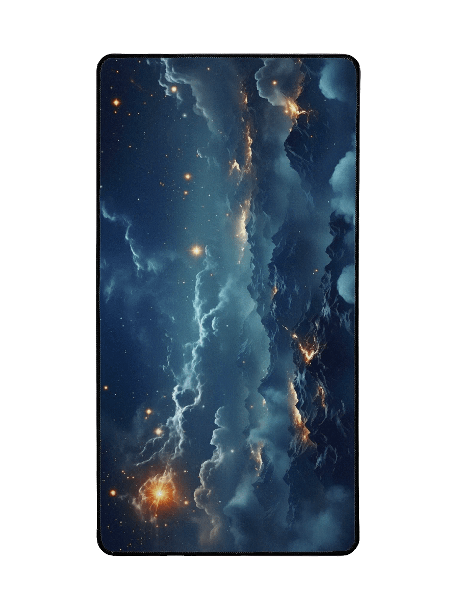 Starry Cloudy Sky Desk Mat by Treasure Pie product image (2)