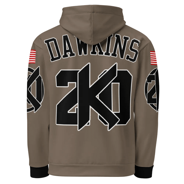 Copy of Dawkins Flat Dark Earth KULT Hoodie 4 product image (2)