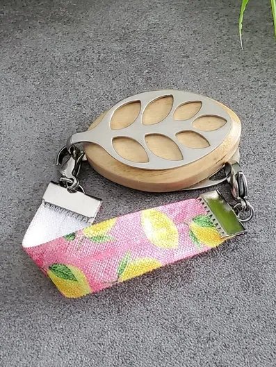 Pink Lemonade Elastic Bracelet | Handmade Accessory for Bellabeat Leaf Urban & Ivy product image (1)