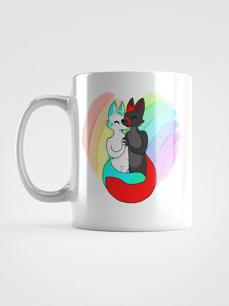 Fisk x Fury Pride White Glossy Mug product image (18)