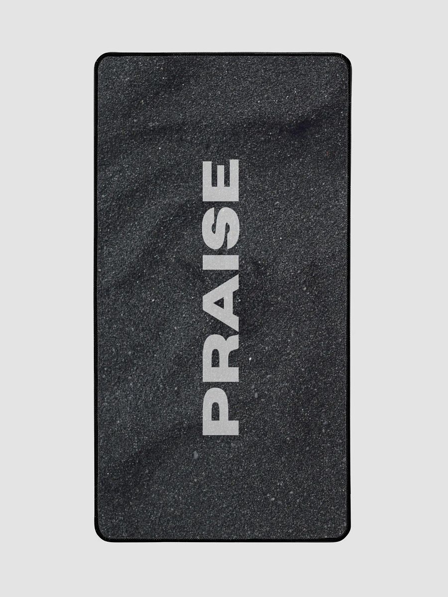 Large Praise mousepad (black) product image (2)