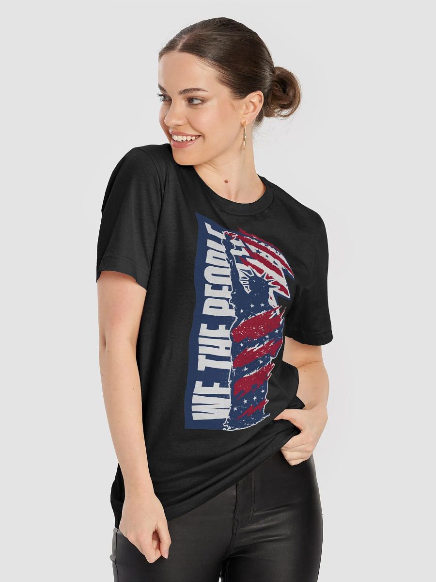We the people America shirt, status of liberty retro Tshirt, love USA tee product image (80)