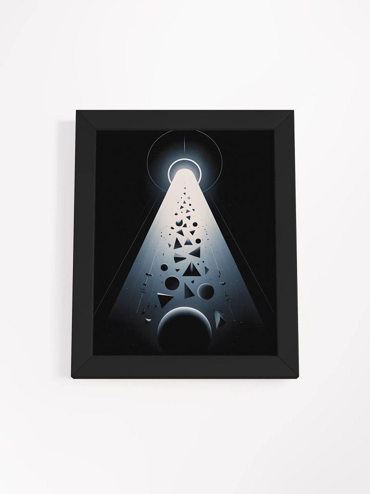 Abstract Tunnel Framed Print | Modern Geometric Wall Art product image (1)