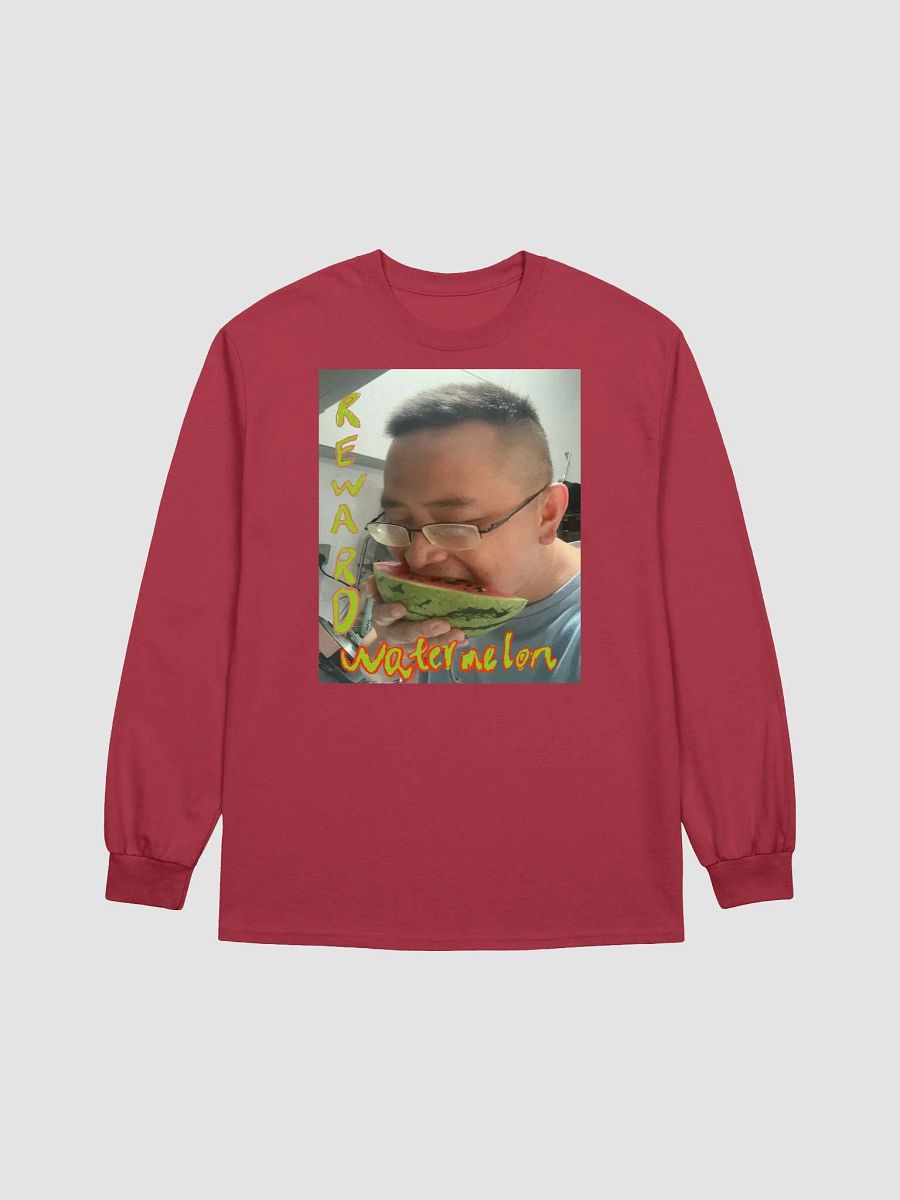 Gildan Ultra Cotton Long Sleeve T-Shirt : watermelon reward product image (9)