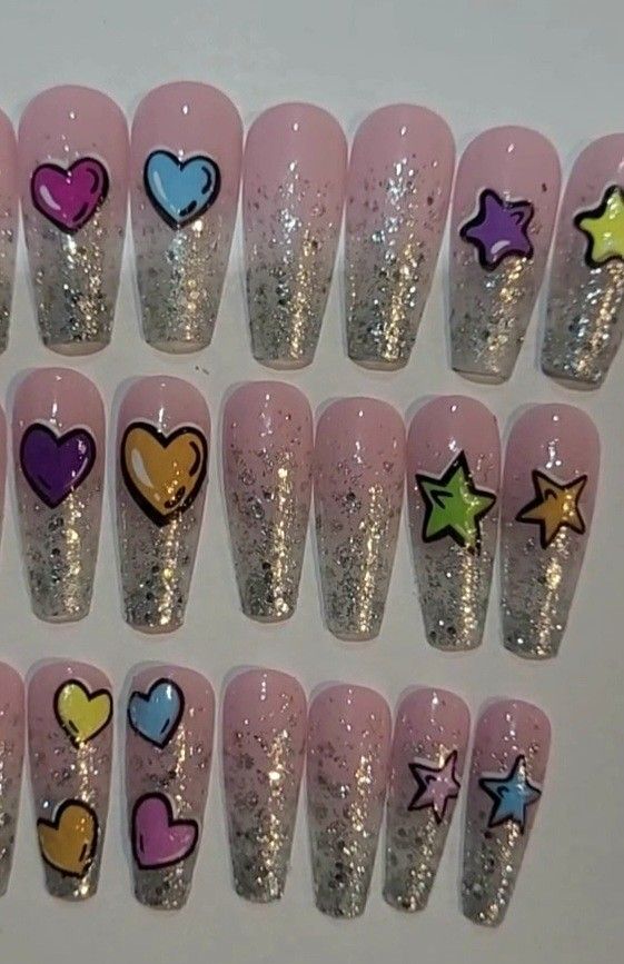 Hearts & Stars Nail Set product image (2)