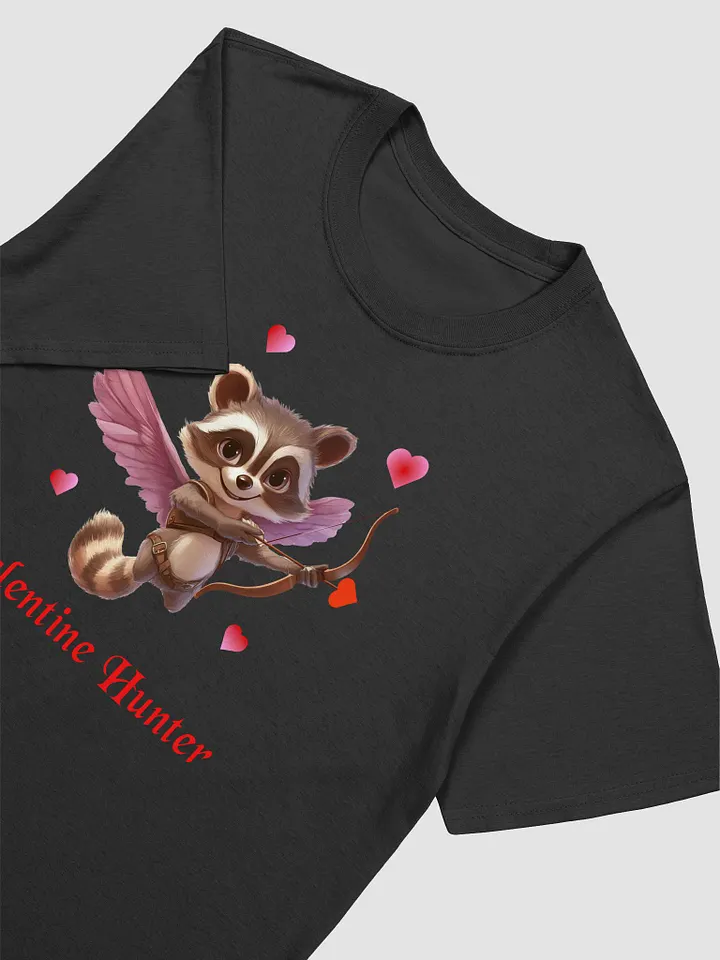 Cupid Raccoon Valentine Hunter T-Shirt product image (2)
