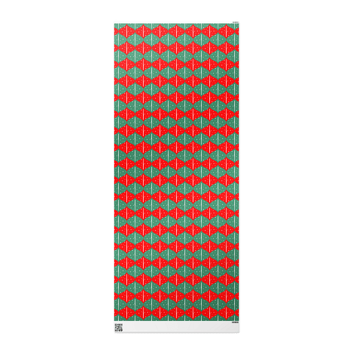 Ogee Gift Wrap Roll - Red and Green Alto - 30 x 72 product image (2)