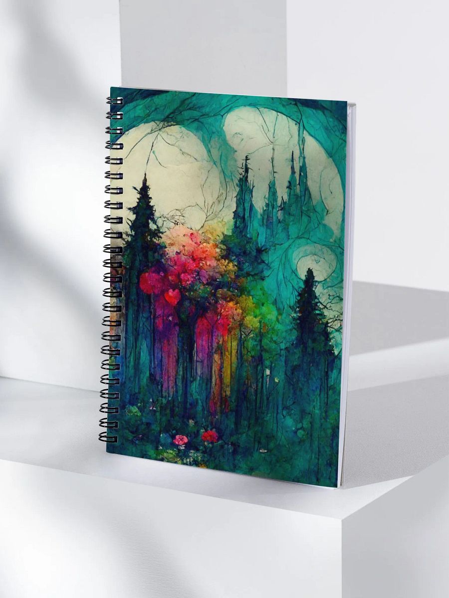 Moonlit Castle Dreams Spiral Notebook product image (4)