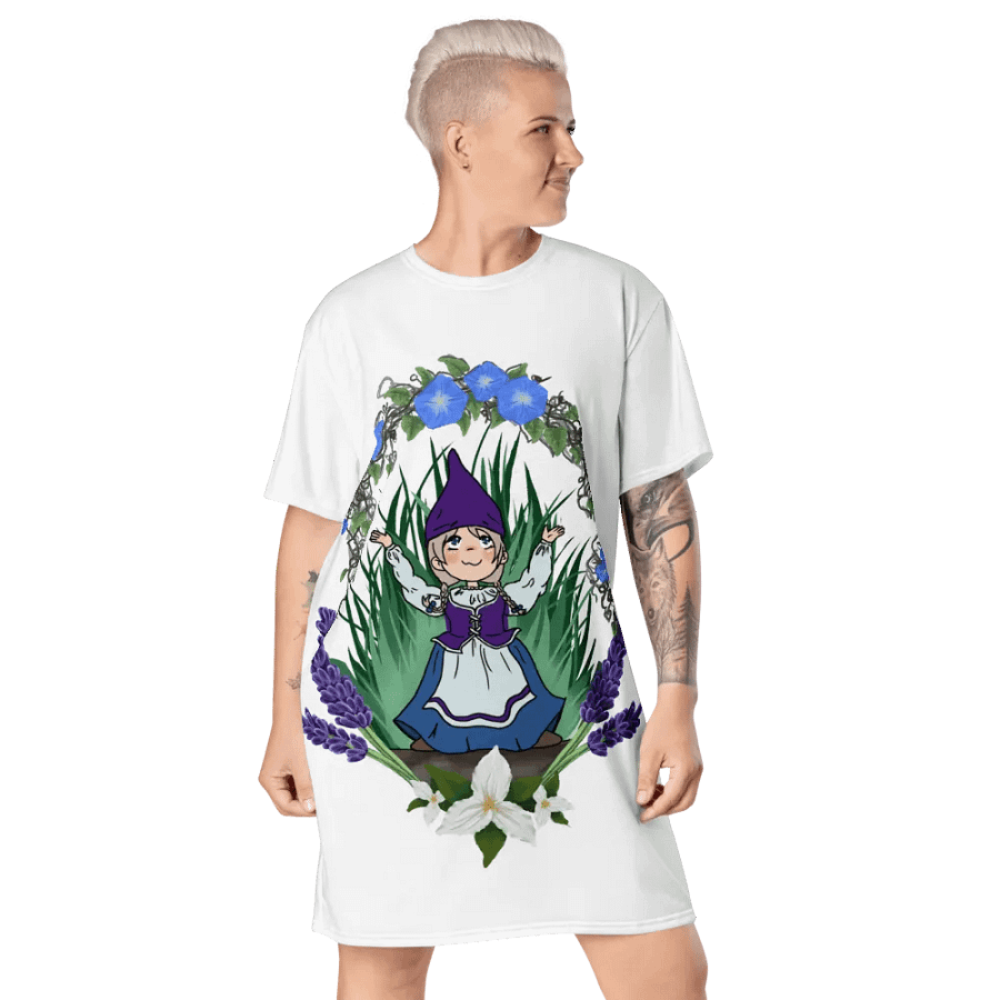 Cozy Garden Logo T-Shirt Dress product image (6)
