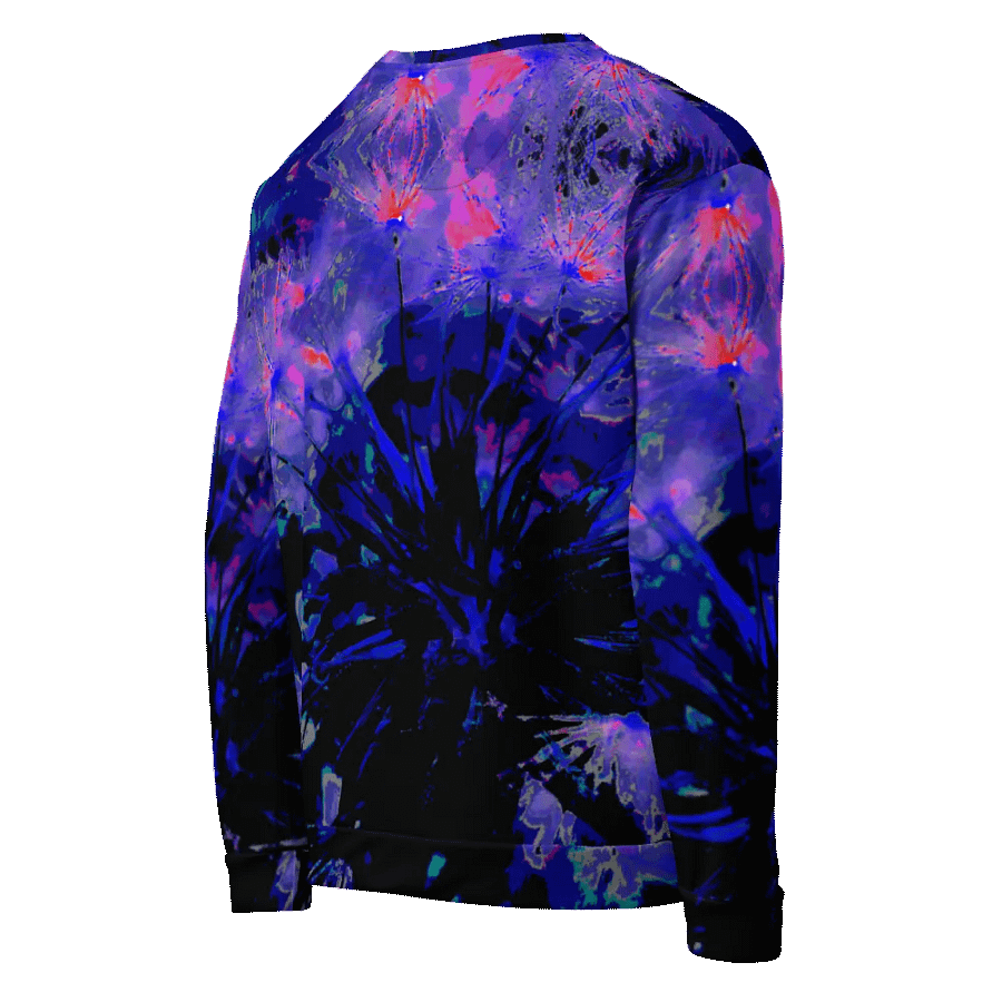 Abstract Funky Neon Dandelion Seeds Unisex Sweatshirt product image (8)