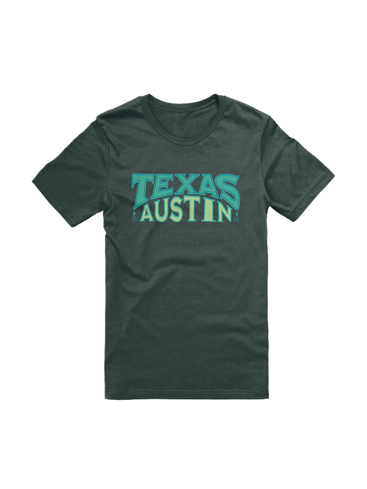 Austin Vibes Teal T-Shirt product image (1)