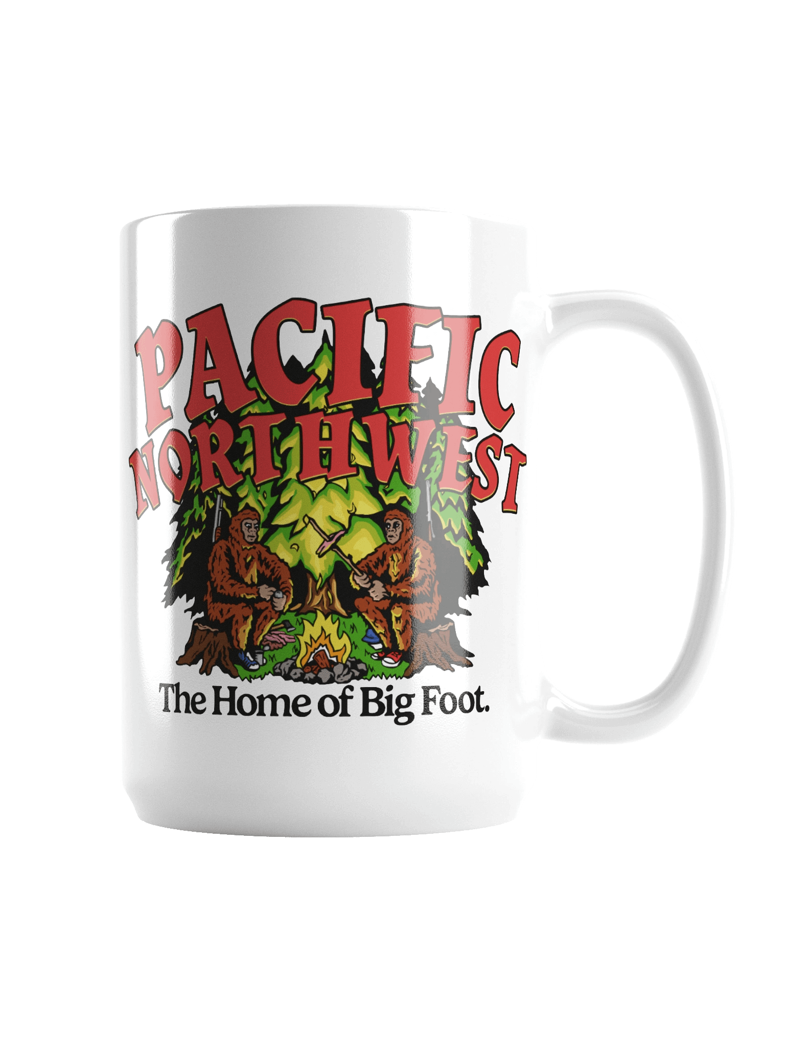 The Home of Big Foot - White Mug product image (2)
