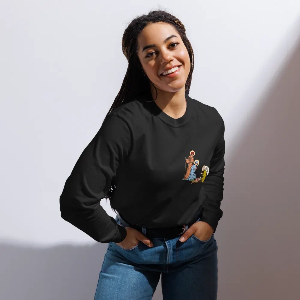 Divine Nativity Unisex Long Sleeve Shirt product image (6)