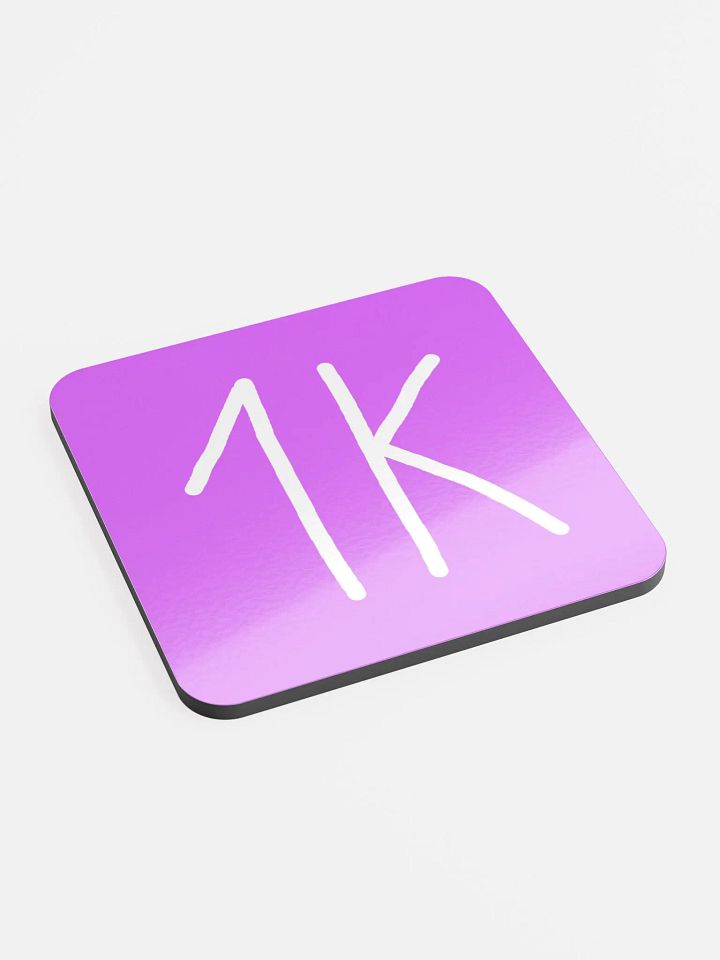 1k followers on Instagram Coaster product image (2)