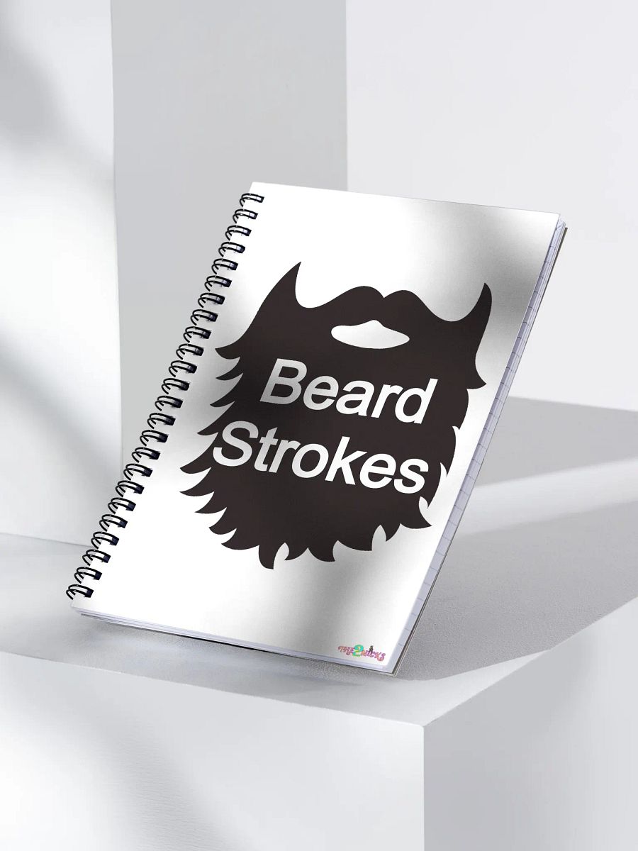 Beard Strokes Notebook - Black product image (4)