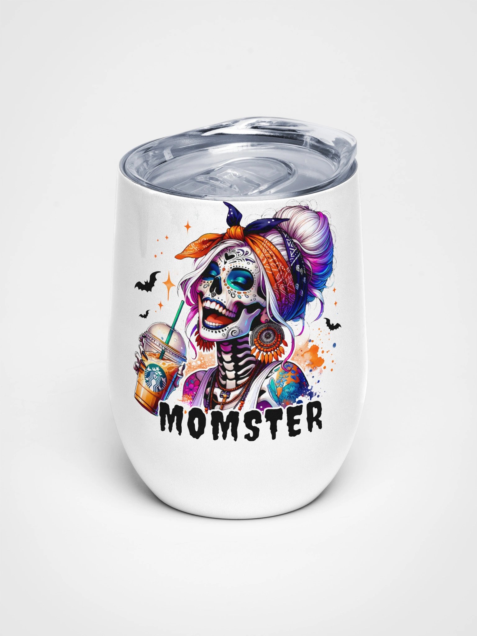 Fiesta Skeleton Wine Tumbler product image (1)