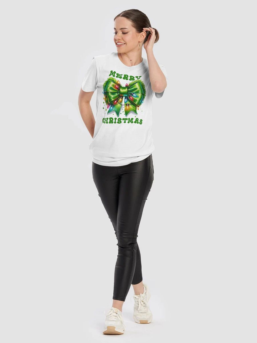 Furry Holiday Christmas Bow Graphic Tee product image (93)