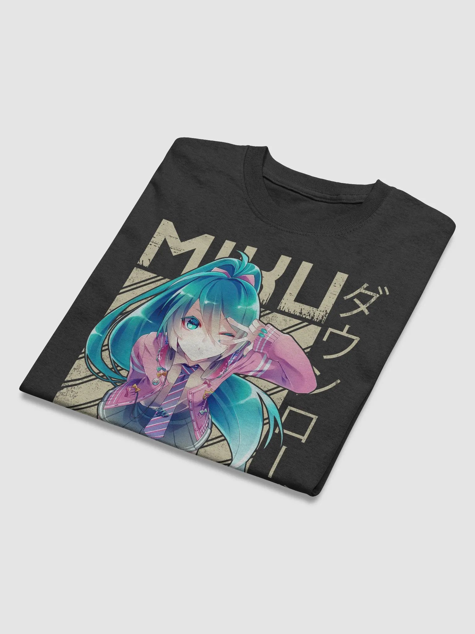 Hatsune Miku Pose T-Shirt – Gildan Heavyweight product image (4)