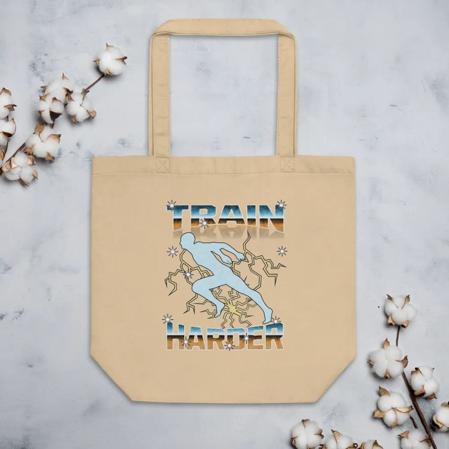 Train Harder Runner Thunder Stride Eco Tote product image (4)