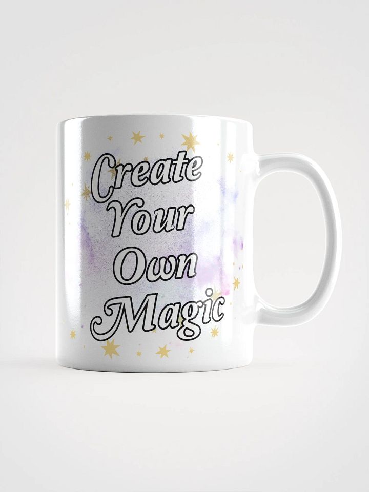 Create Your Own Magic Ceramic Mug, Magic Maker Coffee Cup, Motivational Beverage Holder, Cute Kitchen Accessories, Gift for Her, Gift for Him, Inspirational Drinkware product image (2)