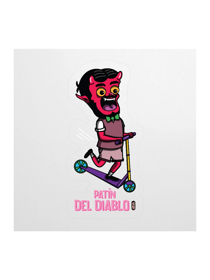 Patín del Diablo - Sticker (Kiss Cut) product image (1)