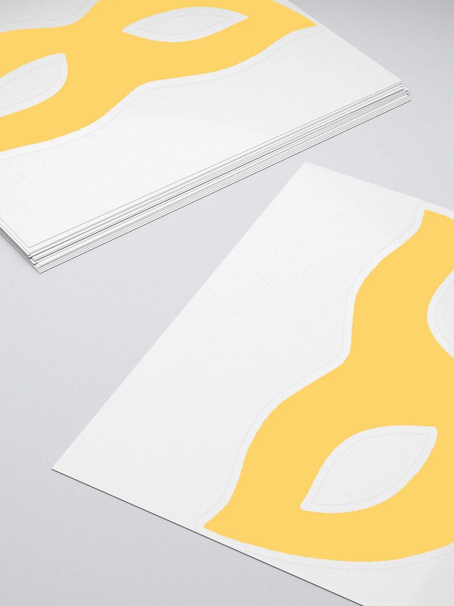 Yellow Mask Sticker product image (4)