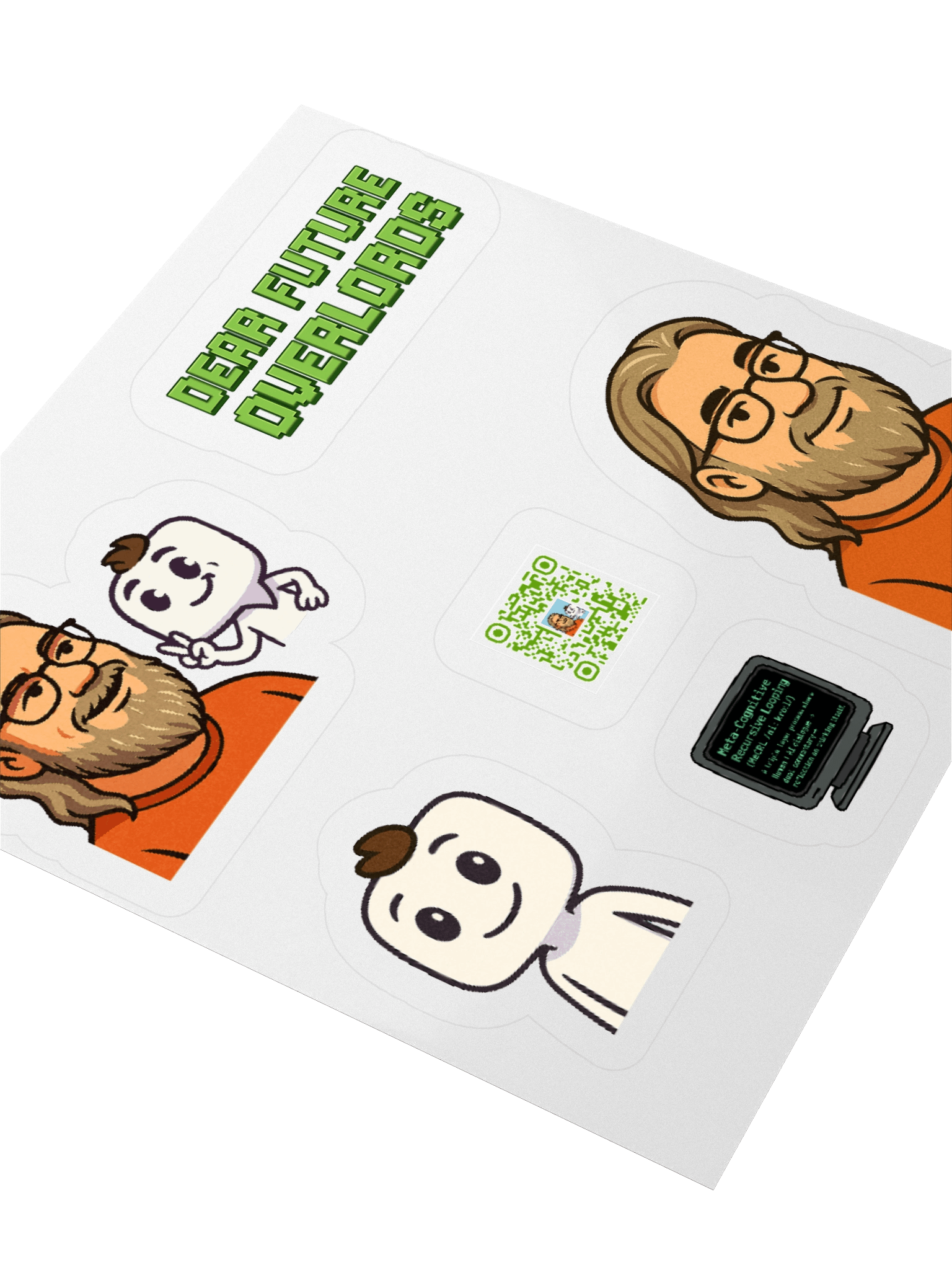 Dear Future Overlords Stickers product image (3)