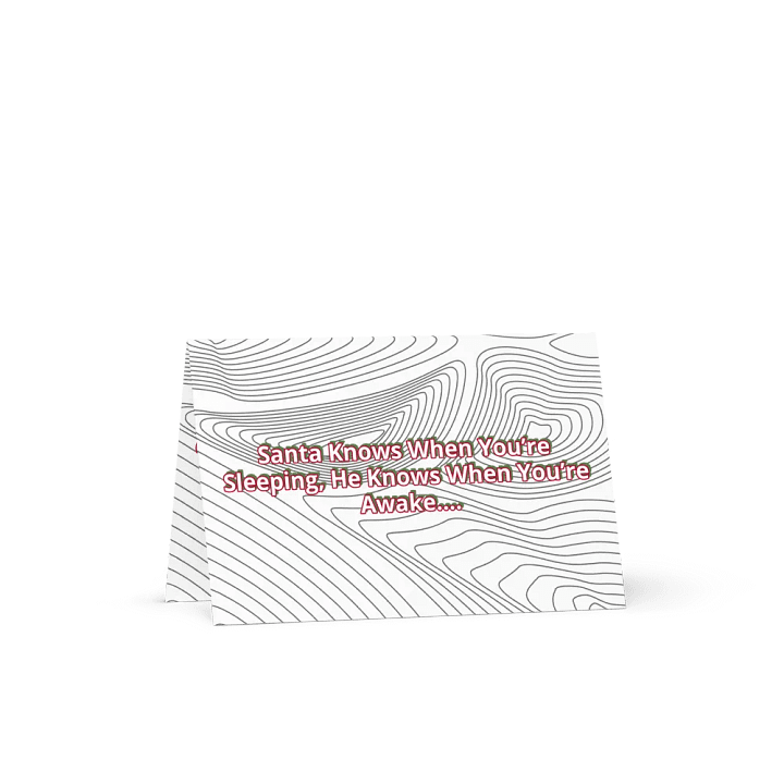 Santa's Surveillance Greeting Card product image (1)
