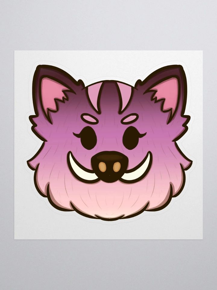 3-Month Boar Badge Sticker product image (1)